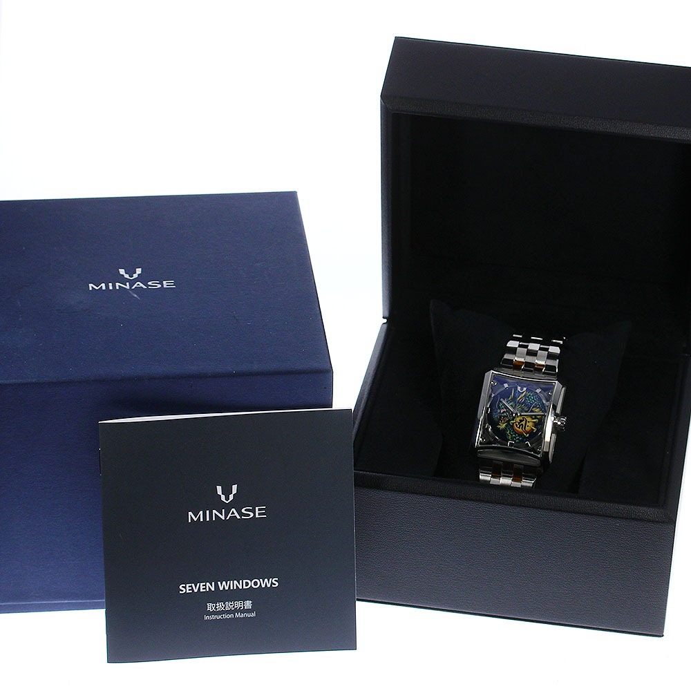 ミナセ MINASE MODEL-K-D Hizシリーズ セブンウインドウズ 限定品 龍 自動巻き メンズ 未使用品 箱付き_798808【中古】 ミナセ MINASE MODEL-K-D Hizシリーズ セブンウインドウズ 限定品 龍 自動巻き メンズ 未使用品 箱付き_798808【中古】