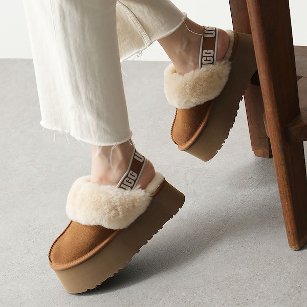 Qoo10] UGG アグ プラットフォーム サンダル