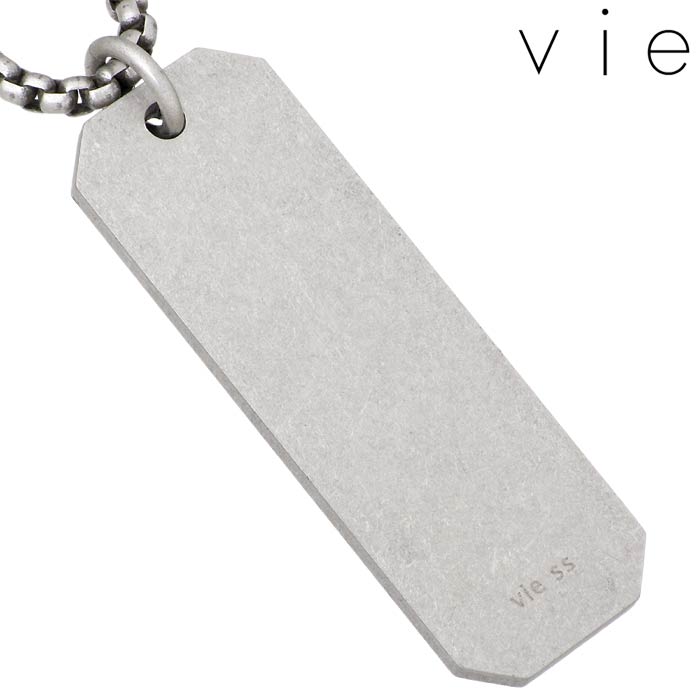 ヴィー vie ステンレス ネックレス プレート レディース メンズ 金属金属アレルギー対応 ヴィー vie ステンレス ネックレス プレート レディース メンズ 金属金属アレルギー対応