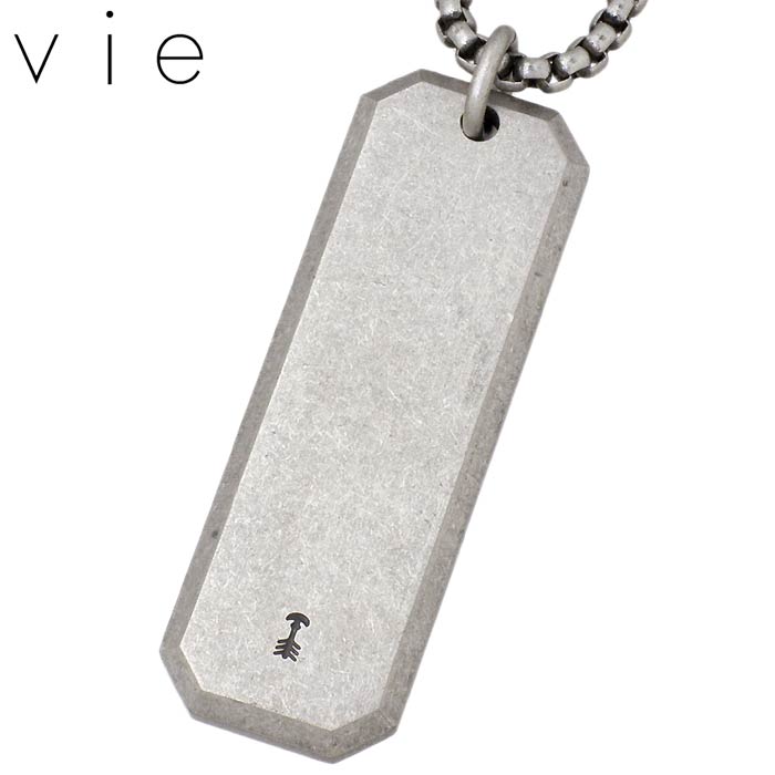 ヴィー vie ステンレス ネックレス プレート レディース メンズ 金属金属アレルギー対応 ヴィー vie ステンレス ネックレス プレート レディース メンズ 金属金属アレルギー対応