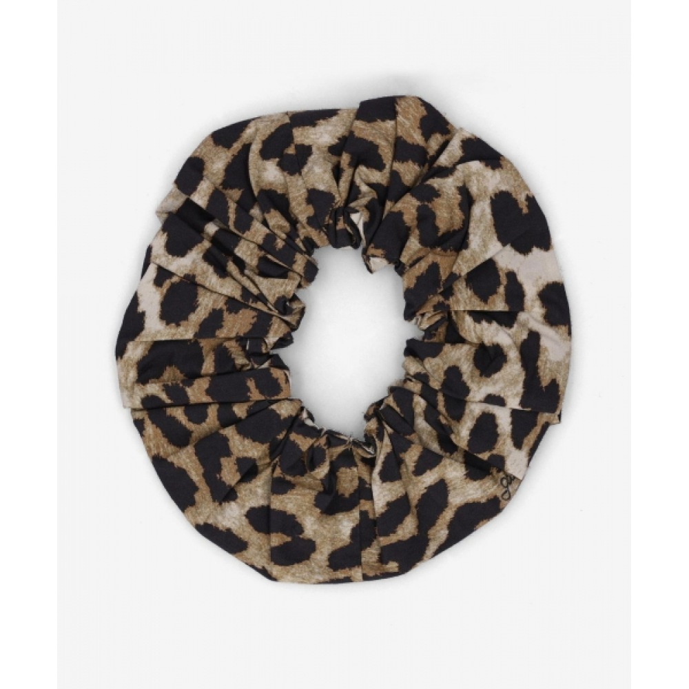 ギャニープリントコットンスクランチ-レオパード/A5993943 ギャニープリントコットンスクランチ-レオパード/A5993943
