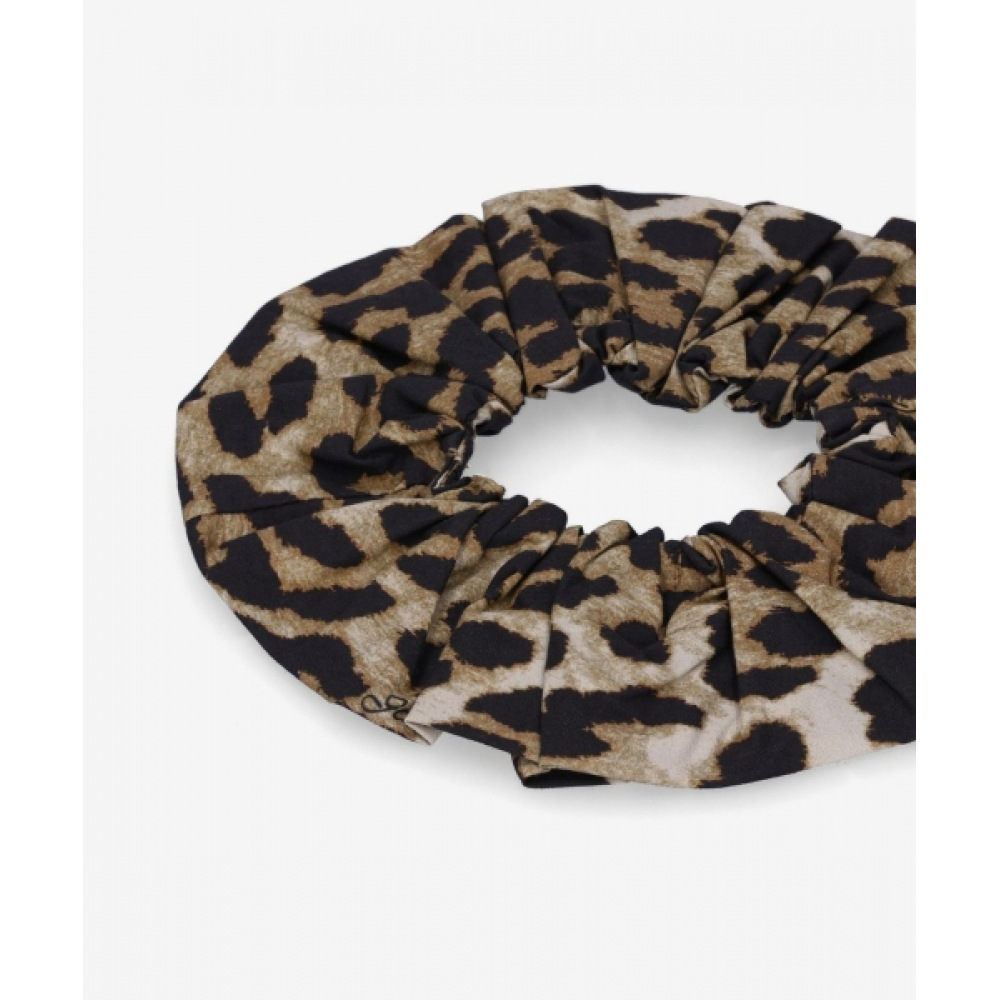 ギャニープリントコットンスクランチ-レオパード/A5993943 ギャニープリントコットンスクランチ-レオパード/A5993943