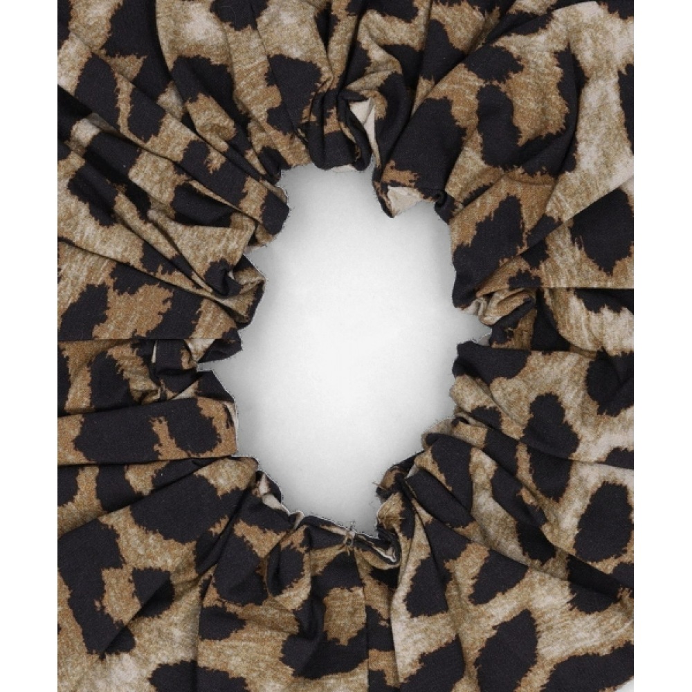 ギャニープリントコットンスクランチ-レオパード/A5993943 ギャニープリントコットンスクランチ-レオパード/A5993943