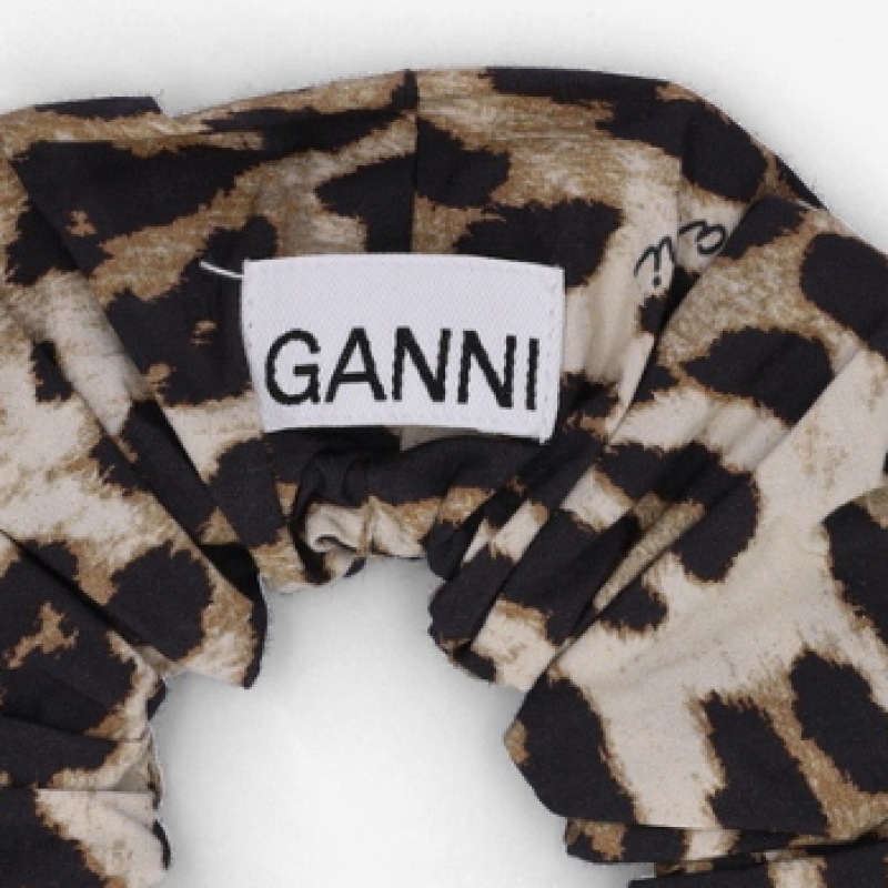 ギャニープリントコットンスクランチ-レオパード/A5993943 ギャニープリントコットンスクランチ-レオパード/A5993943