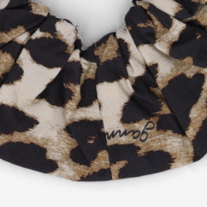 ギャニープリントコットンスクランチ-レオパード/A5993943 ギャニープリントコットンスクランチ-レオパード/A5993943