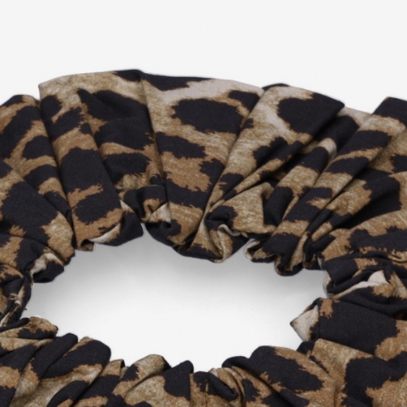 ギャニープリントコットンスクランチ-レオパード/A5993943 ギャニープリントコットンスクランチ-レオパード/A5993943