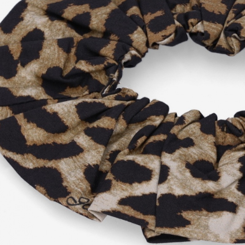 ギャニープリントコットンスクランチ-レオパード/A5993943 ギャニープリントコットンスクランチ-レオパード/A5993943