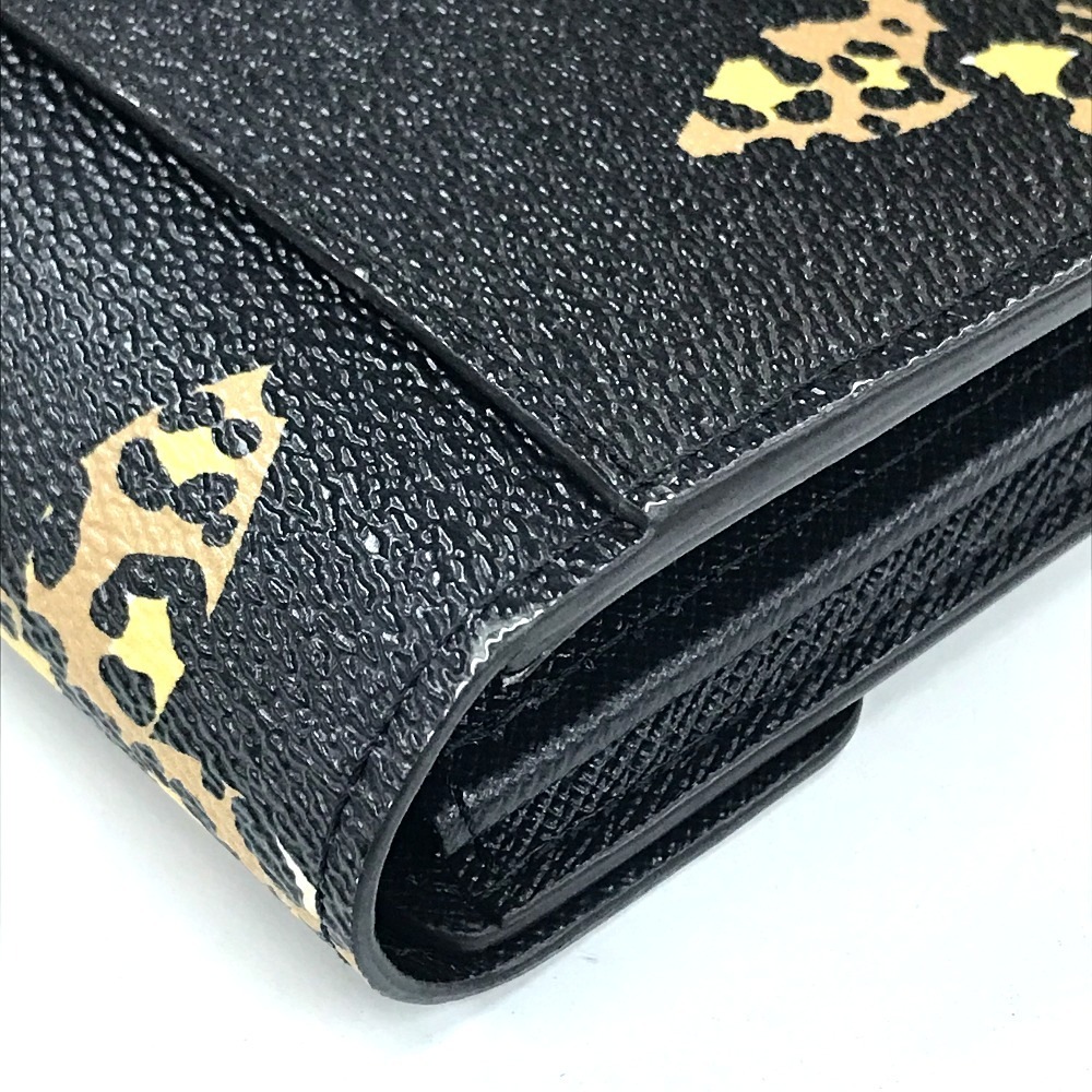 長財布 M67875 ポルトフォイユ サラ モノグラムジャングル 2つ折り モノグラムキャンバス ブラック