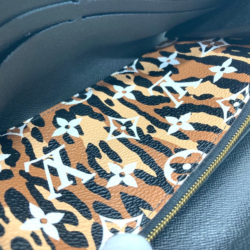 長財布 M67875 ポルトフォイユ サラ モノグラムジャングル 2つ折り モノグラムキャンバス ブラック