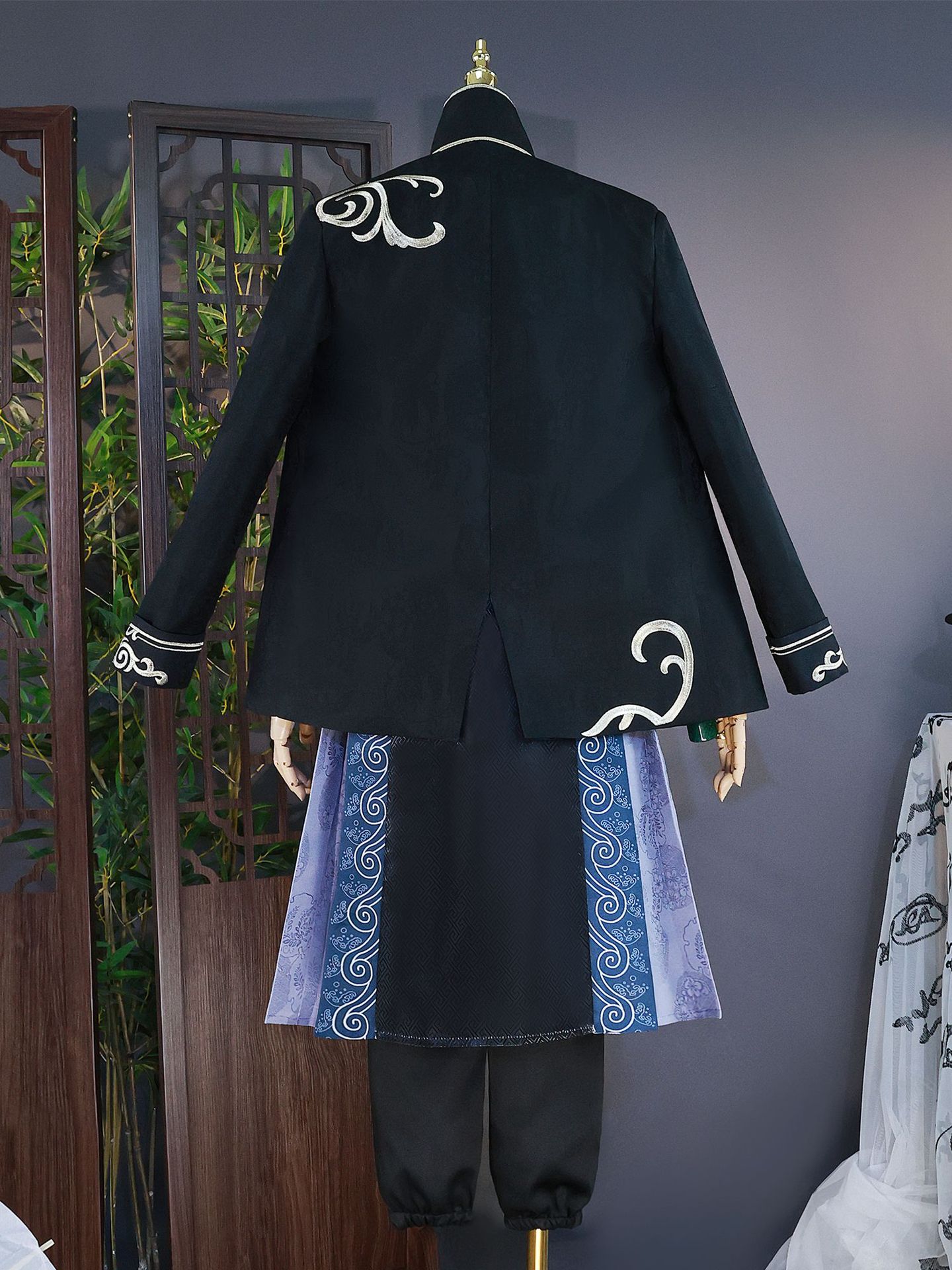 第五人格 IdentityⅤ 白黒無常 謝必安 東方の麒麟 コスプレ フルセット