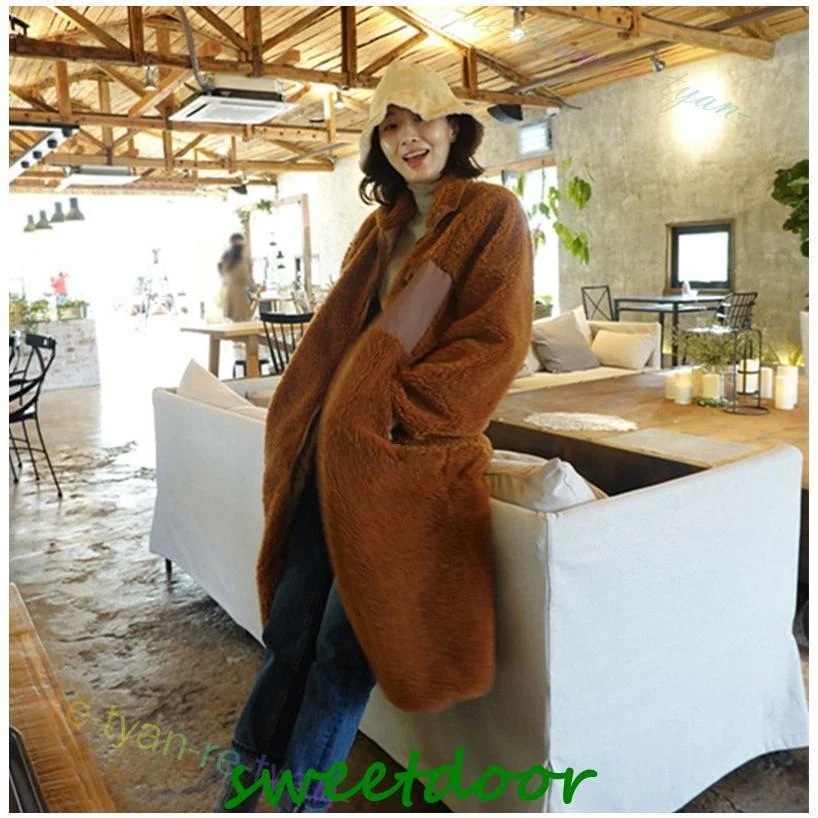 リバーシブルボアコート ロング丈 ボア スタンドカラー もこもこ 暖かい コート アウター レディース 秋 冬 リバーシブルボアコート ロング丈 ボア スタンドカラー もこもこ 暖かい コート アウター レディース 秋 冬