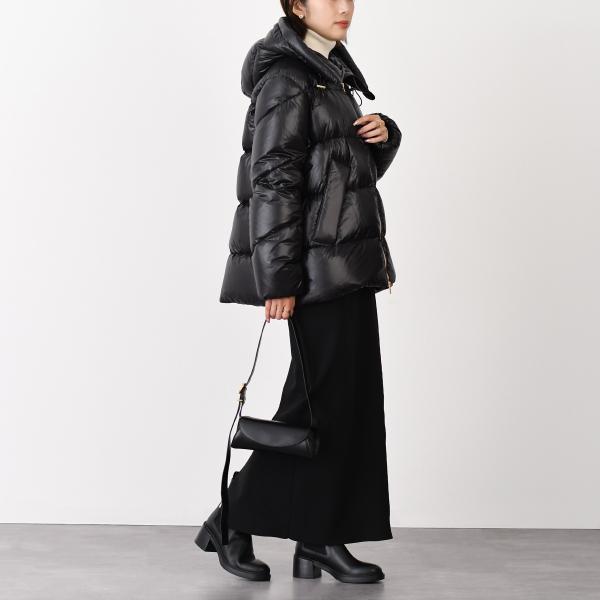 アウター ダウン LARALI ダウンジャケット LTLA24A4236 D レディース BLACK ブラック Aライン 秋冬 防寒 おすすめ