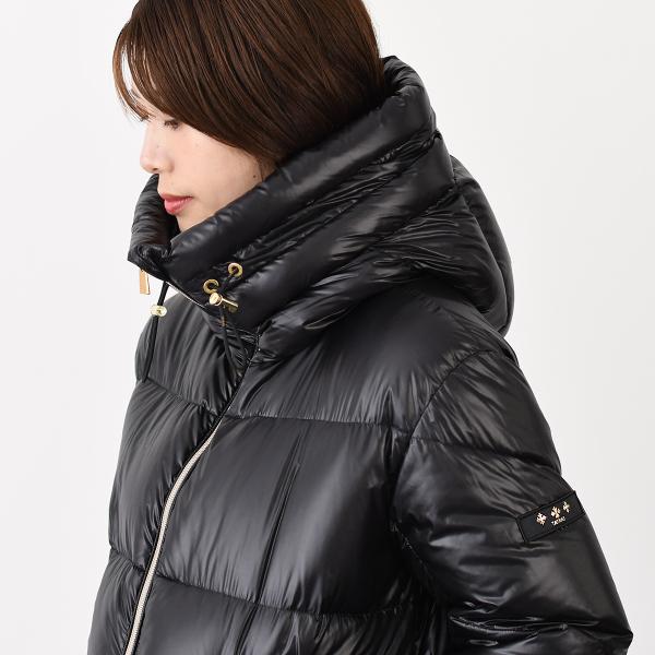 アウター ダウン LARALI ダウンジャケット LTLA24A4236 D レディース BLACK ブラック Aライン 秋冬 防寒 おすすめ