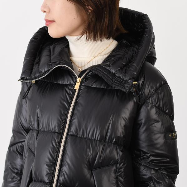 アウター ダウン LARALI ダウンジャケット LTLA24A4236 D レディース BLACK ブラック Aライン 秋冬 防寒 おすすめ