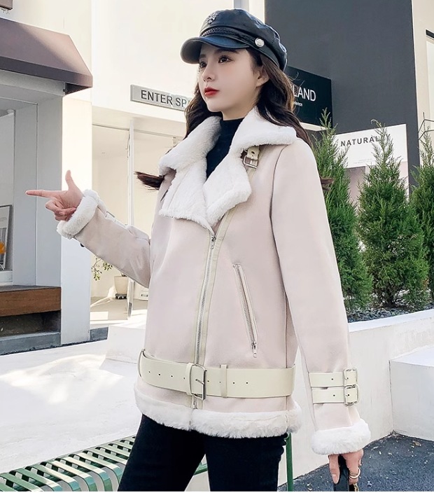 レディース ブルゾン アウター 上着 ムートンコート レザージャケット ストレート フェイクレザー フェイクファー 中厚手 厚手 裏起毛 異素材ミックス ベルト付き かわいい 大人可愛い きれいめ レディース ブルゾン アウター 上着 ムートンコート レザージャケット ストレート フェイクレザー フェイクファー 中厚手 厚手 裏起毛 異素材ミックス ベルト付き かわいい 大人可愛い きれいめ