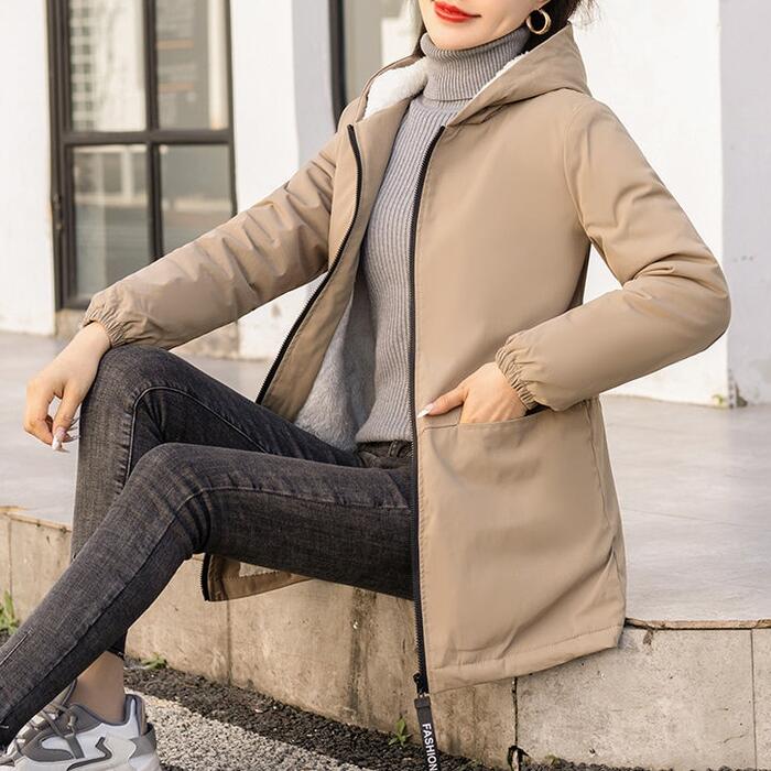 アウター コート ジャケット マウンテンパーカー ブルゾン パーカー フード レディース きれいめ カジュアル 長袖 大人 フェミニン スポーティー かっこいい おしゃれ シンプル グリーン 緑 ベー