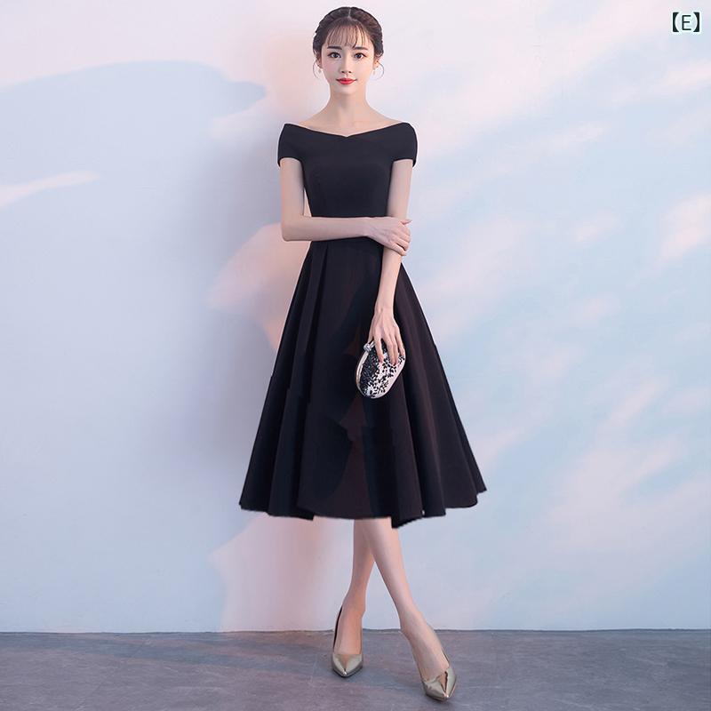 ドレス　パーティー　レディース 通常 時に 着用 できる ワンショルダー ドレス フェアリーの スカート パーティーの パーティー スリム スタイル