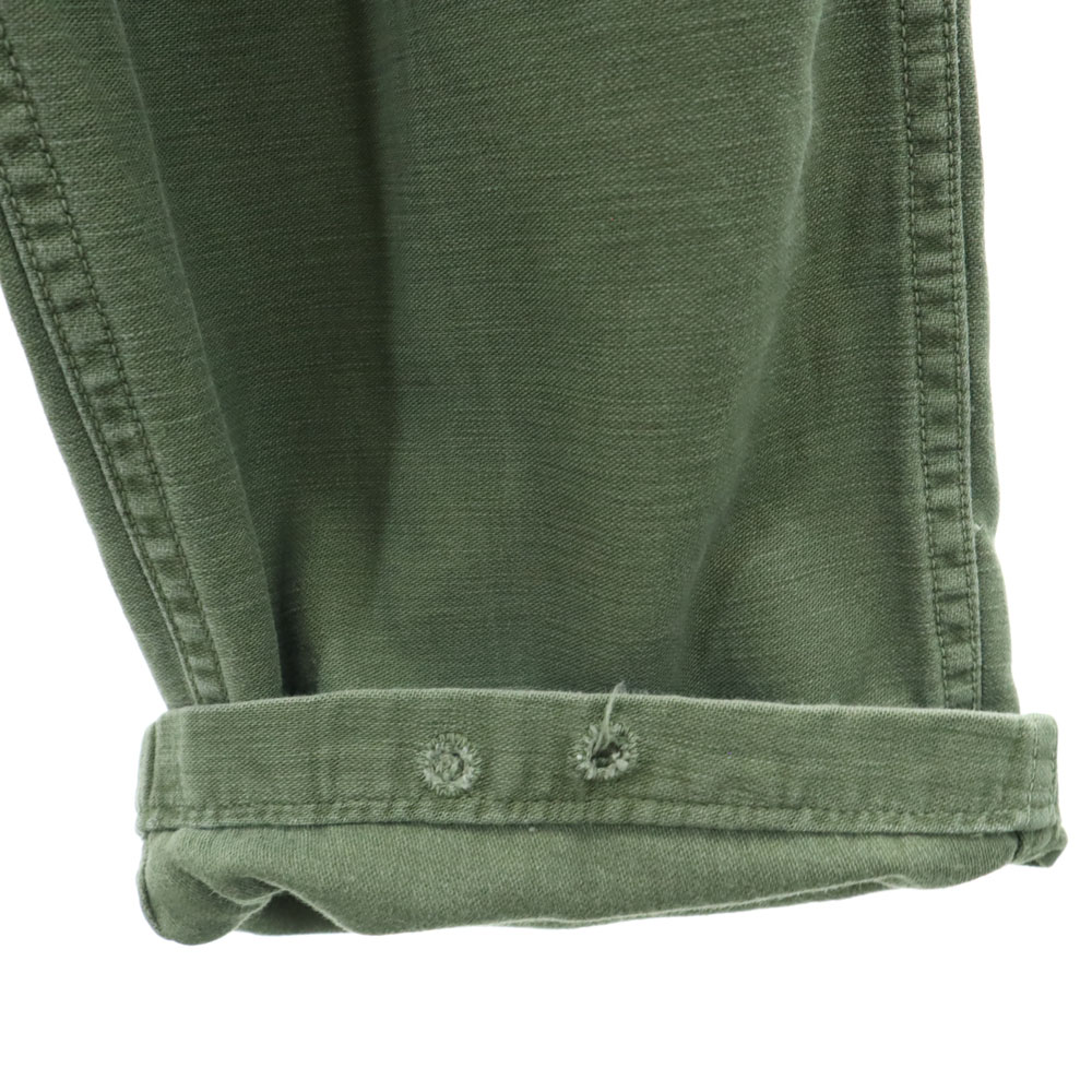 アメリカ軍 70s DSA コットンサテン ヴィンテージ ベイカー パンツ W30