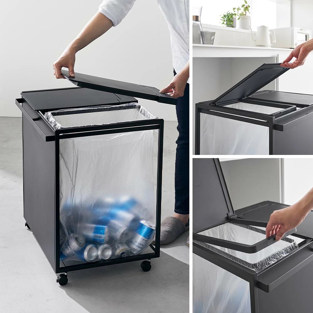 山崎実業 tower タワー 蓋付き 目隠し 分別 ダストワゴン 45L 2分別 ホワイト ブラック ダストボックス ゴミ箱 45リットル フタ付き メーカー直送品 ymz 山崎実業 tower タワー 蓋付き 目隠し 分別 ダストワゴン 45L 2分別 ホワイト ブラック ダストボックス ゴミ箱 45リットル フタ付き メーカー直送品 ymz