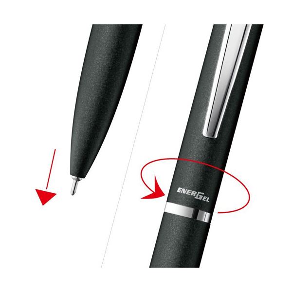 (まとめ) ぺんてる ゲルインキボールペンエナージェル フィログラフィ 0.5mm 黒 (軸色:ホワイト) BLN2005W 1本 (×10セット) (まとめ) ぺんてる ゲルインキボールペンエナージェル フィログラフィ 0.5mm 黒 (軸色:ホワイト) BLN2005W 1本 (×10セット)