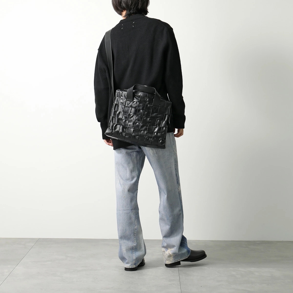 BOTTEGA VENETA ボッテガヴェネタ ブリーフケース CASSETT カセット 629072 VCQ71 メンズ マキシイントレチャート ポーチ付き 鞄 8803