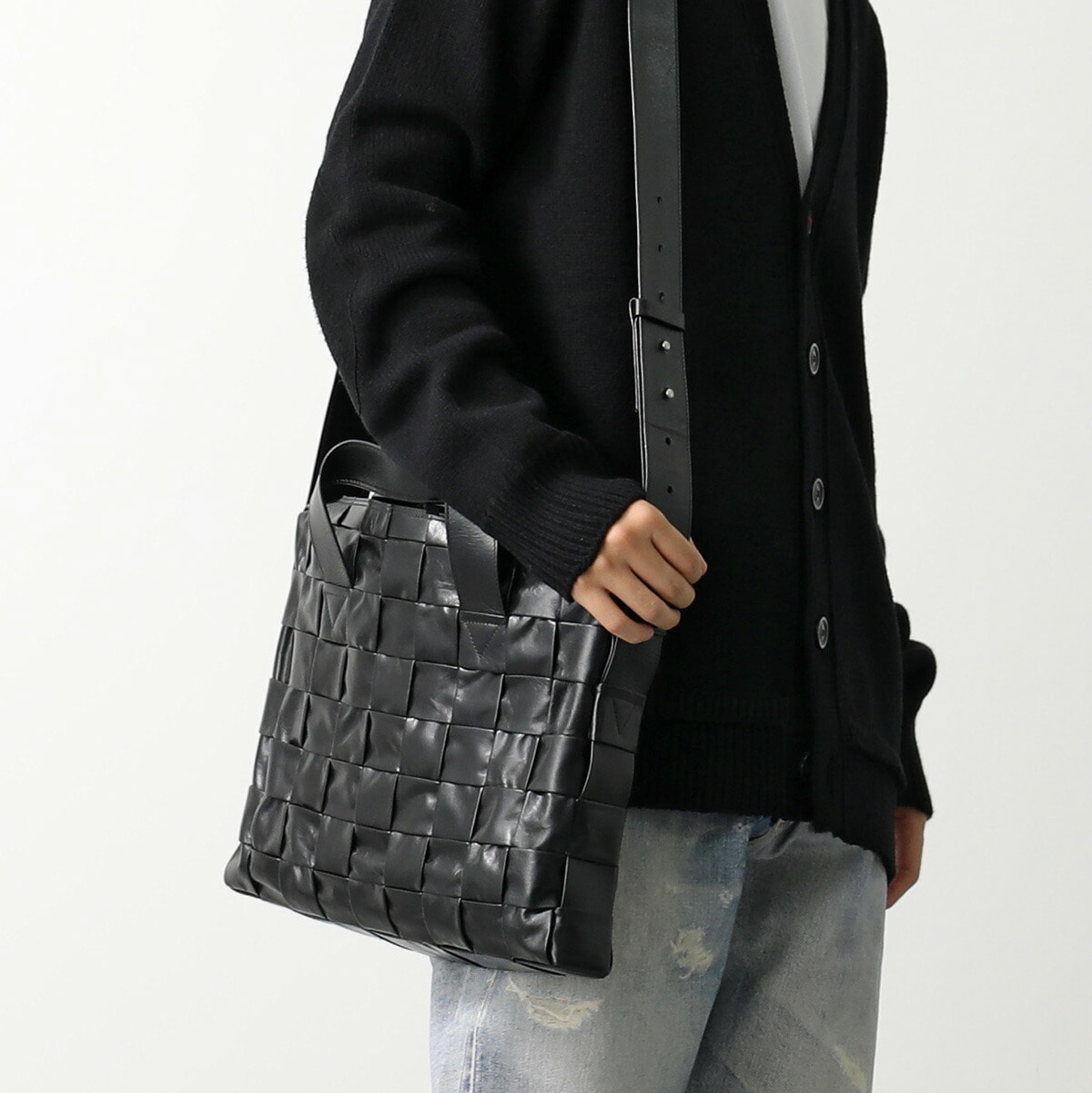 BOTTEGA VENETA ボッテガヴェネタ ブリーフケース CASSETT カセット 629072 VCQ71 メンズ マキシイントレチャート ポーチ付き 鞄 8803