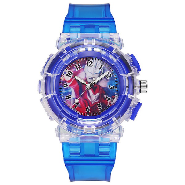 ★希少★　ウルトラマン　腕時計　未使用美品　越前蒔絵腕時計 Qoo10] 発光ウルトラマン腕時計led子供腕時計漫