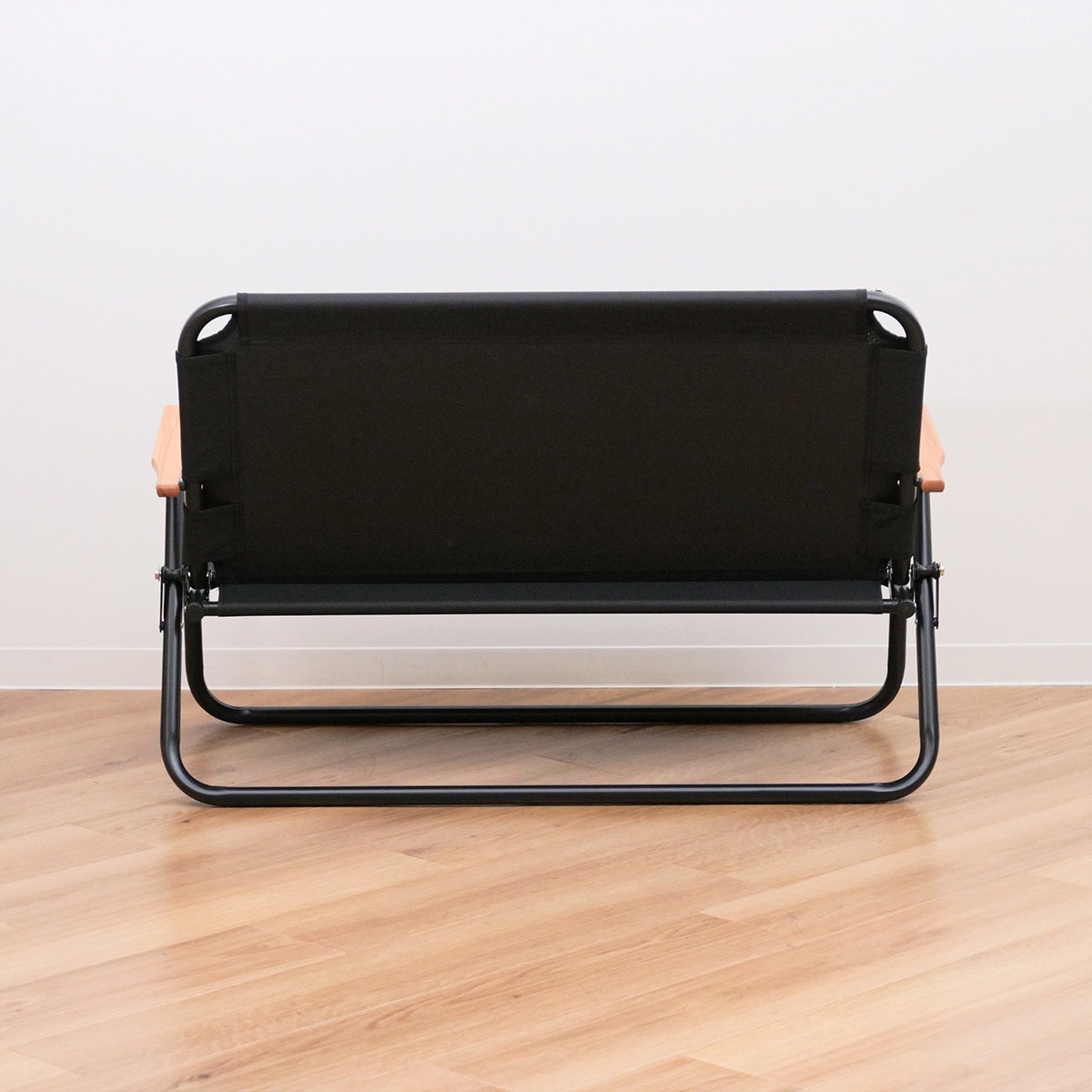 アウトドアチェア 折りたたみ アルミ背付ベンチ ブラックラベル キャプテンスタッグ アウトドアチェア 折りたたみ アルミ背付ベンチ ブラックラベル キャプテンスタッグ