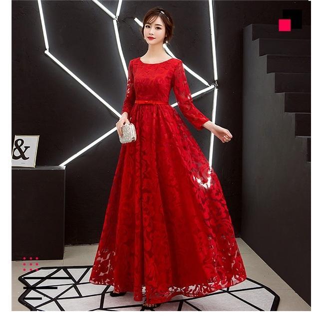 ロングドレス 演奏会 着痩せ パーティードレス レッド 袖あり レディース ロング丈 ドレス 結婚式 ワンピース フォーマル ドレス ロングドレス 演奏会 着痩せ パーティードレス レッド 袖あり レディース ロング丈 ドレス 結婚式 ワンピース フォーマル ドレス