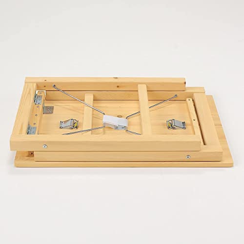 無印良品 パイン材テーブル折りたたみ式 幅80*奥行50*高さ70cm 18499441