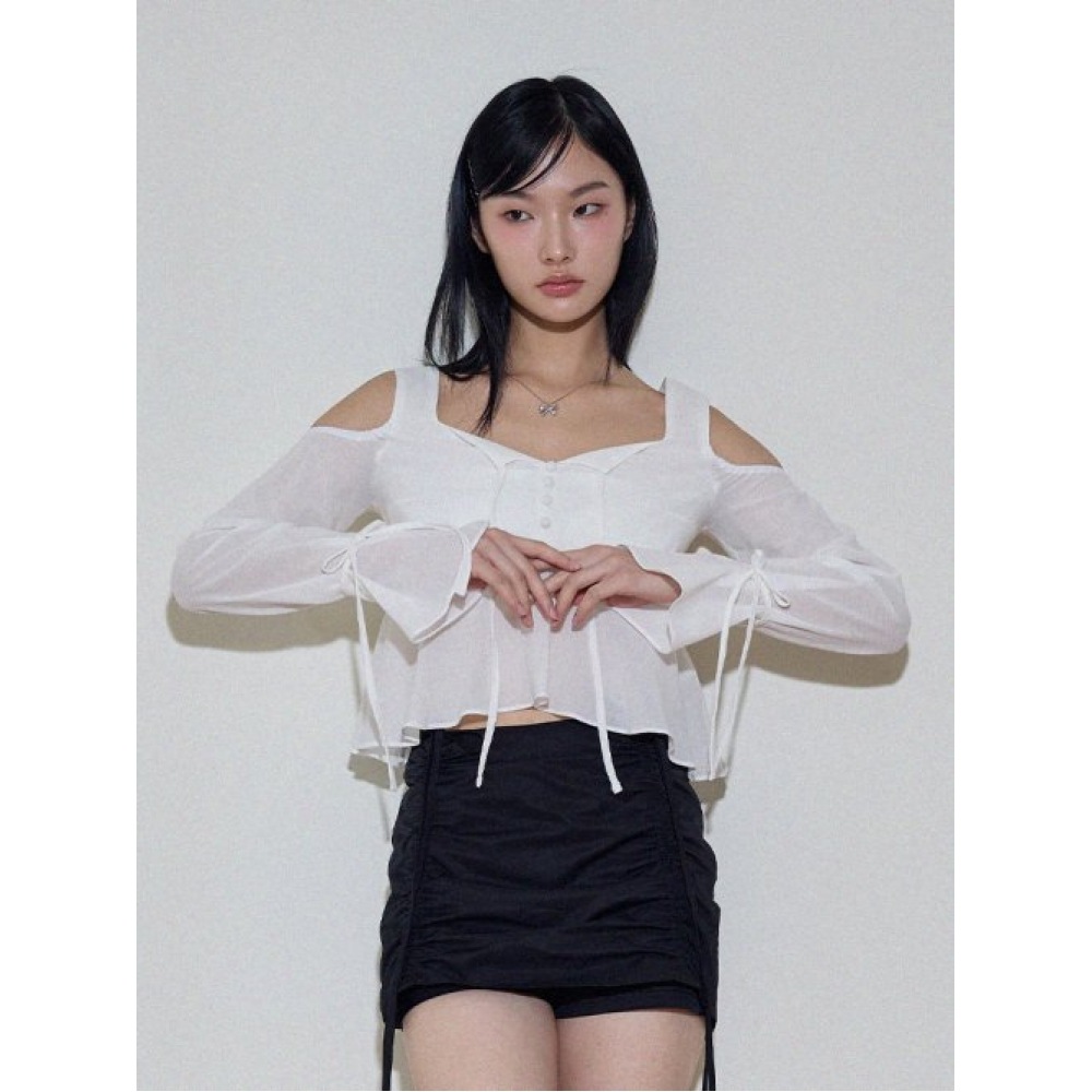 ITOV ソウルカットアウトブラウス WH ITOV ソウルカットアウトブラウス WH