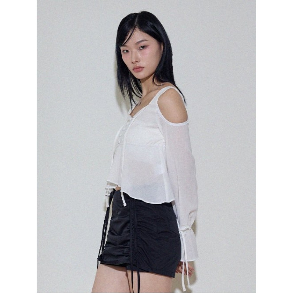 ITOV ソウルカットアウトブラウス WH ITOV ソウルカットアウトブラウス WH