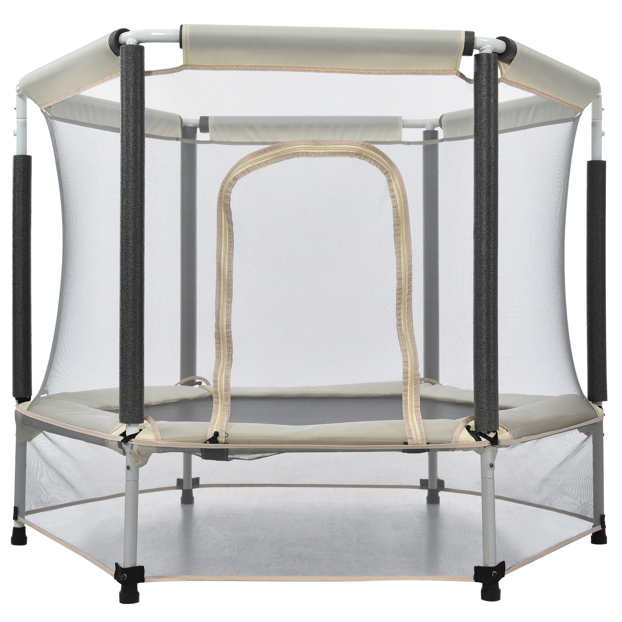 国内発送】トランポリン 子供用 安全保護ネット付き 幅140（55inch) 高