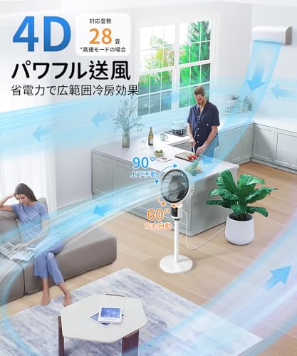 サーキュレーター 静音【2025新登場 薄型ボディ&4D送風&猛暑対策】扇風機 静音30dB 3段階風量 2段高さ調節 サーキュレーター DCモーター 節電対策 20畳 0.5-7.5H切りタイマー サーキュレーター 静音【2025新登場 薄型ボディ&4D送風&猛暑対策】扇風機 静音30dB 3段階風量 2段高さ調節 サーキュレーター DCモーター 節電対策 20畳 0.5-7.5H切りタイマー