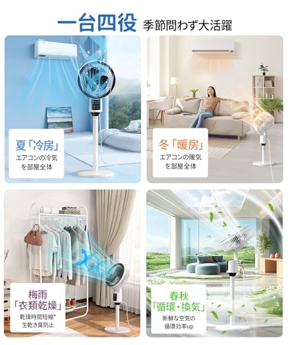 サーキュレーター 静音【2025新登場 薄型ボディ&4D送風&猛暑対策】扇風機 静音30dB 3段階風量 2段高さ調節 サーキュレーター DCモーター 節電対策 20畳 0.5-7.5H切りタイマー サーキュレーター 静音【2025新登場 薄型ボディ&4D送風&猛暑対策】扇風機 静音30dB 3段階風量 2段高さ調節 サーキュレーター DCモーター 節電対策 20畳 0.5-7.5H切りタイマー