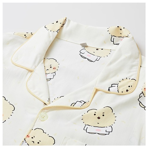 SPAO 公式 こわれたクマ 半袖パジャマ(IVORY) SPAO こわれたクマ パジャマ (IVORY) パジャマ アクセサリー