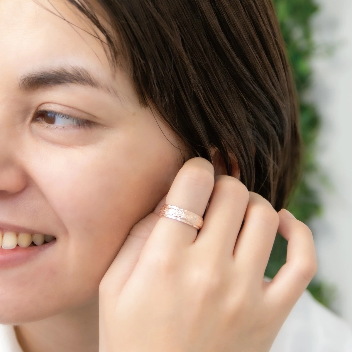 リング レディース メンズ サージカルステンレス316L製 ハワイアンジュエリー プルメリア マイレ リング レディース メンズ サージカルステンレス316L製 ハワイアンジュエリー プルメリア マイレ