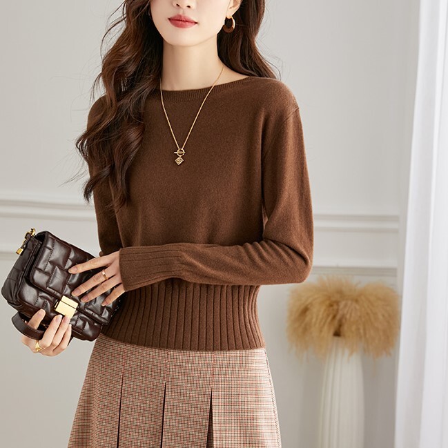 トップス ニットソー セーター 袖あり 長袖 ストレート Iライン かわいい 大人可愛い きれいめ シンプル 大人 上品 おしゃれ お洒落 大人可愛い 大人女子 ラブリー キュート ガーリー