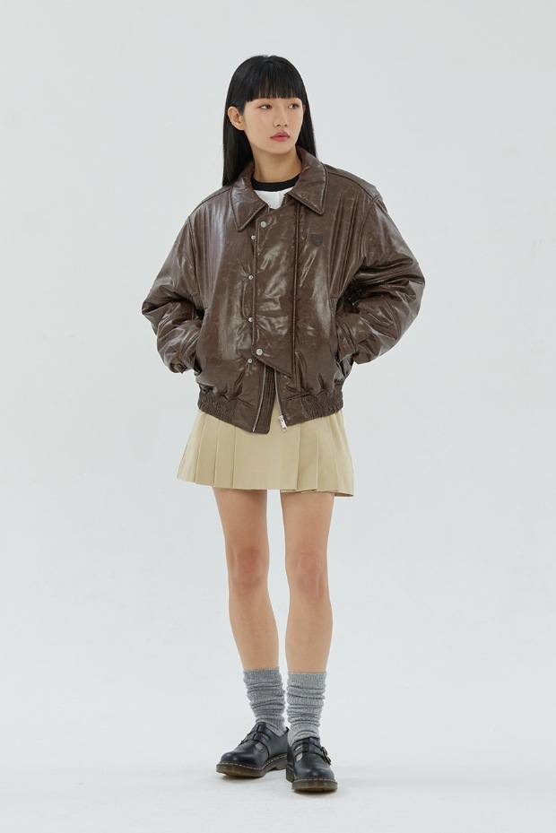 ROMANTIC CROWN】 CRACK BOMBER JACKET