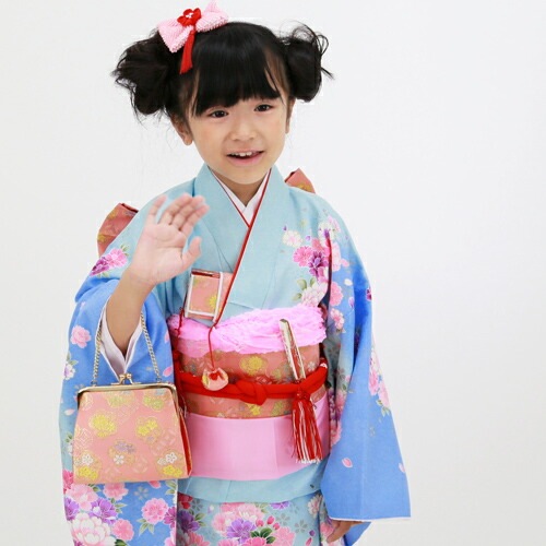 七五三　お着物セット　女の子　３歳 七五三 着物 3歳 女の子 ブランド被布セット Shikibu Roman 式部