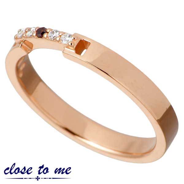 クロストゥーミー close to me シルバー リング レッドダイヤモンド 指輪 クロストゥーミー close to me シルバー リング レッドダイヤモンド 指輪