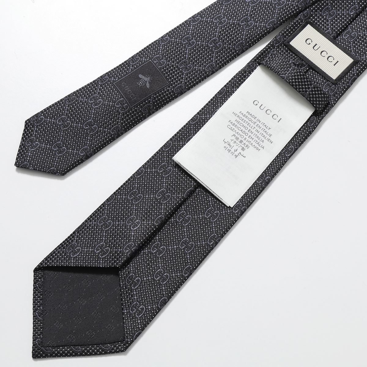 GUCCI グッチ ネクタイ DEIENE ディエン 408865 4E002 メンズ シルク ジャガード GGロゴ カラー4色