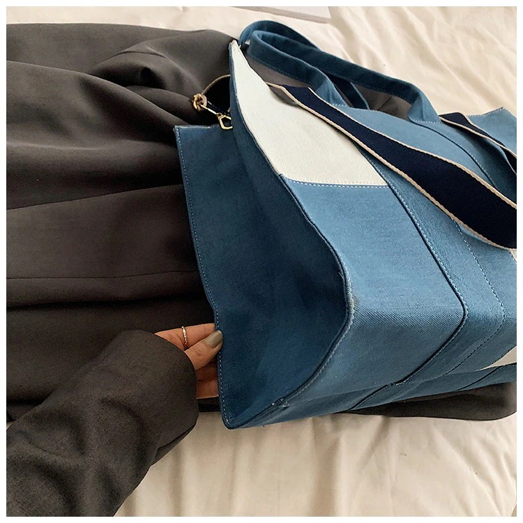 韓国 デニム トートバッグ ショルダーバッグ 斜めがけバッグ レディース 大容量 2way ショルダーバッグ 通勤 バッグ バック カバン 旅行バッグ かばん 可愛い 軽量 ハンドバッグ