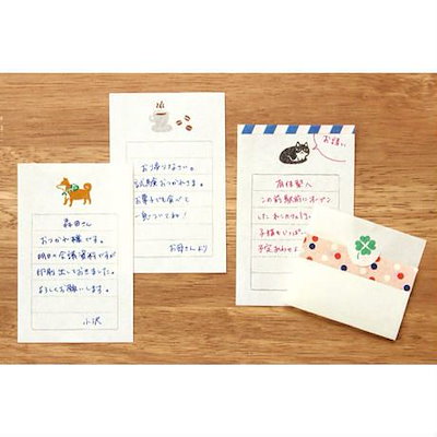 古川紙工 さん  そえぶみ箋　ミモザ ｵﾝﾗｲﾝ限定 そえぶみ箋 刺しゅうのﾐﾓｻﾞ | 古川紙工公式オンライン