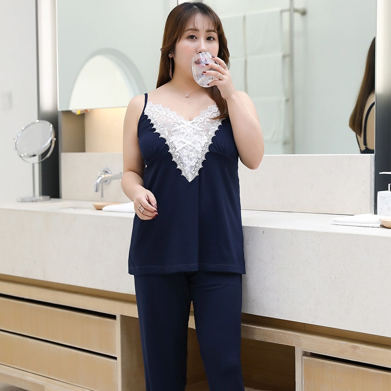 上品 5L 4L 大きいサイズ ルームウェア パジャマ 部屋着 レディース 韓国 上下セット 長袖 2点セット 綿 冬 寝間着 可愛い 秋 春夏レディースパジャマ長袖春秋ルームウェア3点セットパジャマ