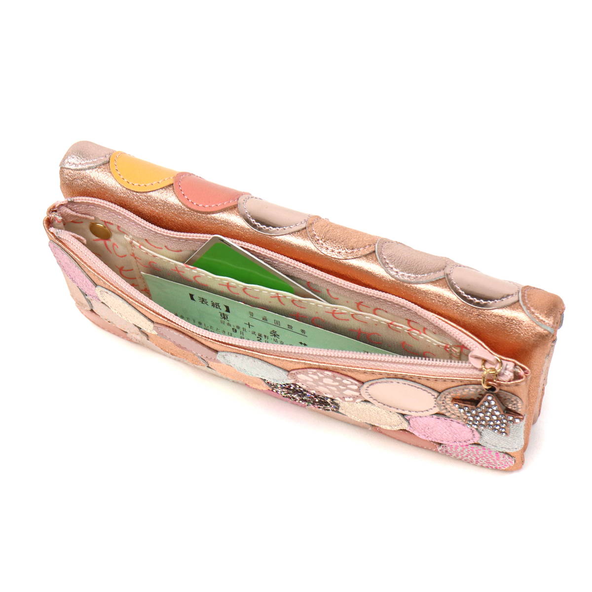 ツモリチサト 財布 tsumori chisato CARRY 新マルチドット 長財布 レディース 小銭入れあり 本革 57092