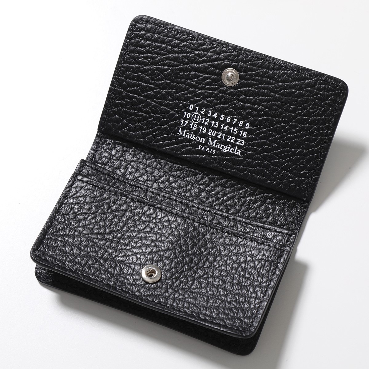 MaisonMargiela(マルジェラ)/ブラック,黒/名刺入れ,カードケース Maison Margiela メゾンマルジェラ カードケース CARD HOLDER SLIM 6CC