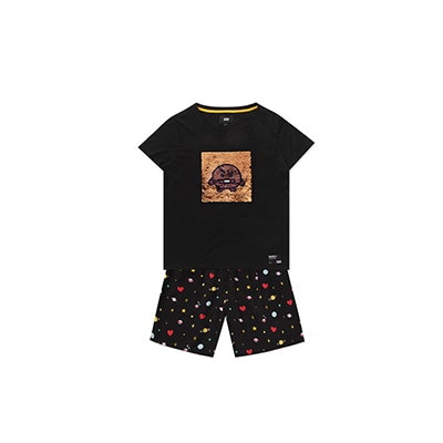 Qoo10] HUNT INNERWEAR BT21新商品スパンコールパジャマ /