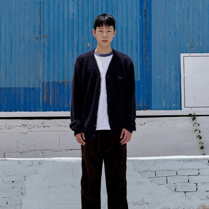 [BOYNEXTDOOR テサン 着用] MENDED PLAY CARDIGAN 韓国 アイドル 長袖 ニット アウター 制服 レディース メンズ 秋 冬