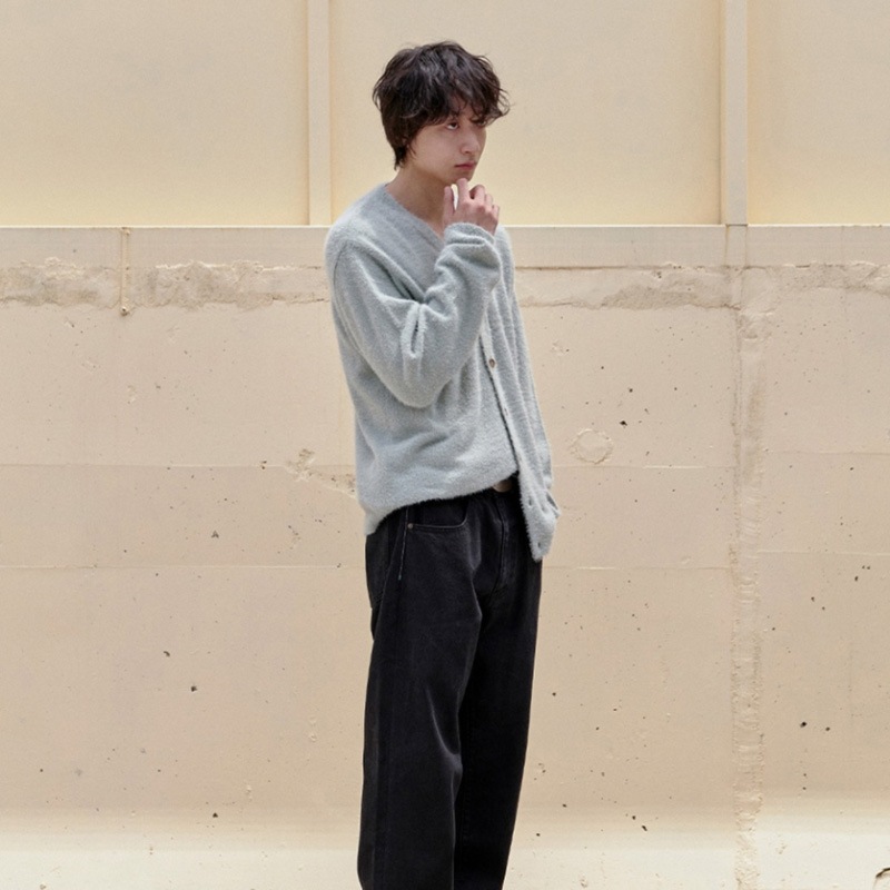 [BOYNEXTDOOR テサン 着用] MENDED PLAY CARDIGAN 韓国 アイドル 長袖 ニット アウター 制服 レディース メンズ 秋 冬